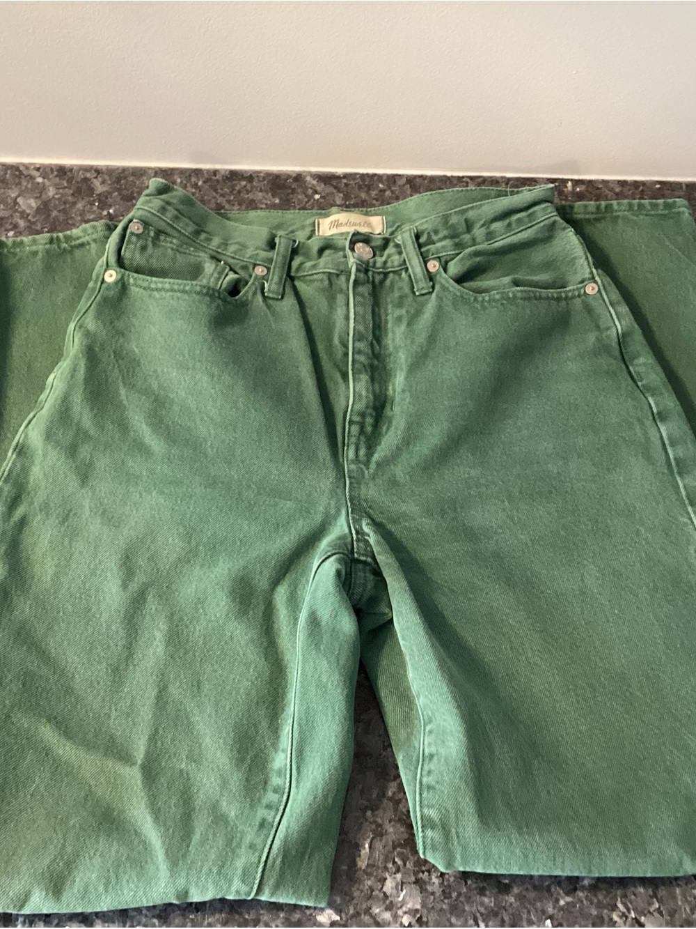 Madewell Green High-Waist Jeans